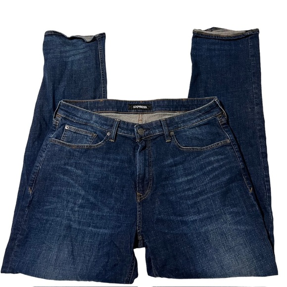 Express Classic Straight Stretch Jeans - Picture 4 of 7